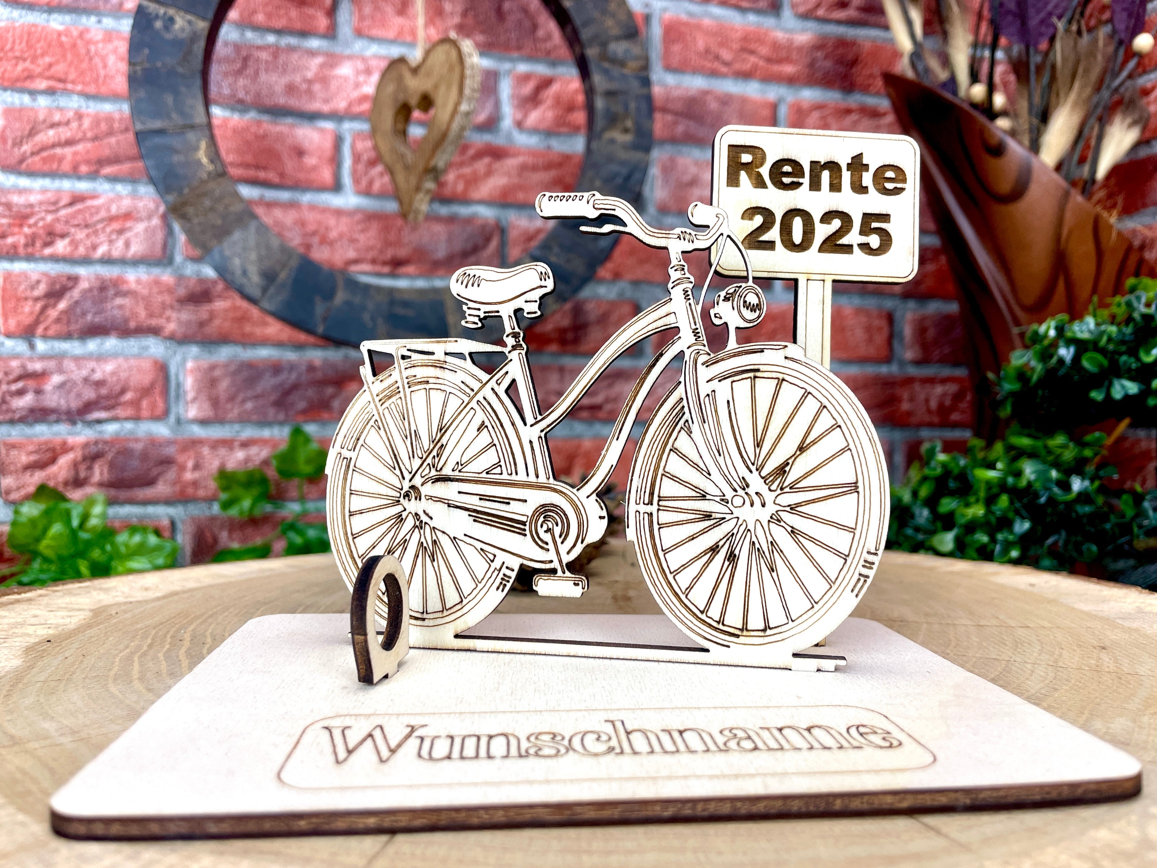 Fahrrad – Dein personalisiertes Herrenrad-Geldgeschenk aus Holz Geld Karte Box Männergeschenk Holzschild zum Verschenken Bilder Outdoor #2