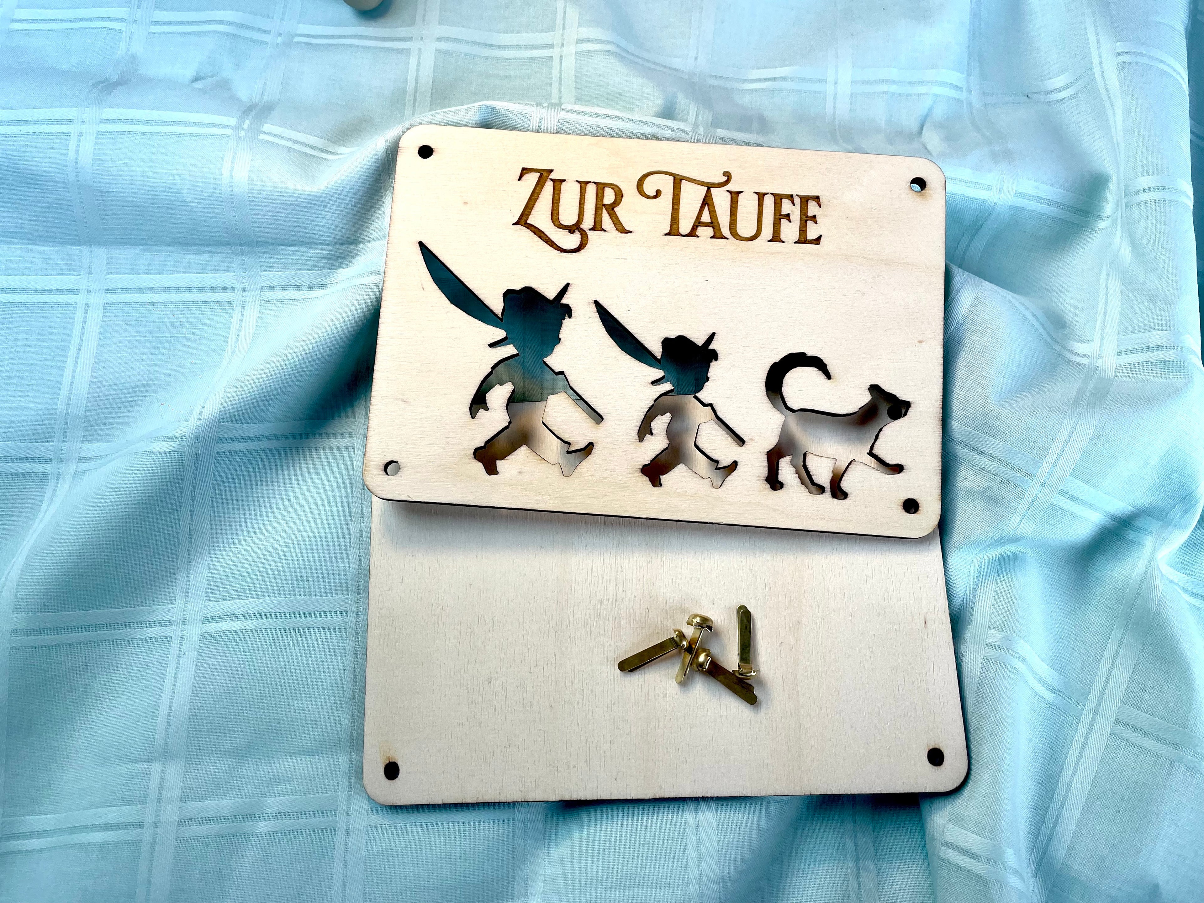 Geldgeschenk 'Glück und Segen zur Taufe' Geschenkideen Holz Bilder Schilder Kinder Taufen Segen Glück Abenteuer Outdoor