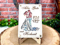 Alles Gute zur Hochzeit: Individuelles Geldgeschenk für das Brautpaar. Holz Schilder Geschenkideen Vermählung