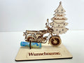 Simson S51 Holzmodell – Weihnachtsgeschenk Männer | Personalisiertes Geldgeschenk aus Holz | Originelle Geschenkidee