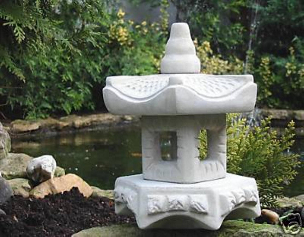 Asiatische Steinlaterne Japanische Steinlaterne Mini Yukimi Pagode Tempel Garten Gartendekoration Gartengestaltung Gartenideen