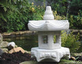 Asiatische Steinlaterne Japanische Steinlaterne Mini Yukimi Pagode Tempel Garten Gartendekoration Gartengestaltung Gartenideen