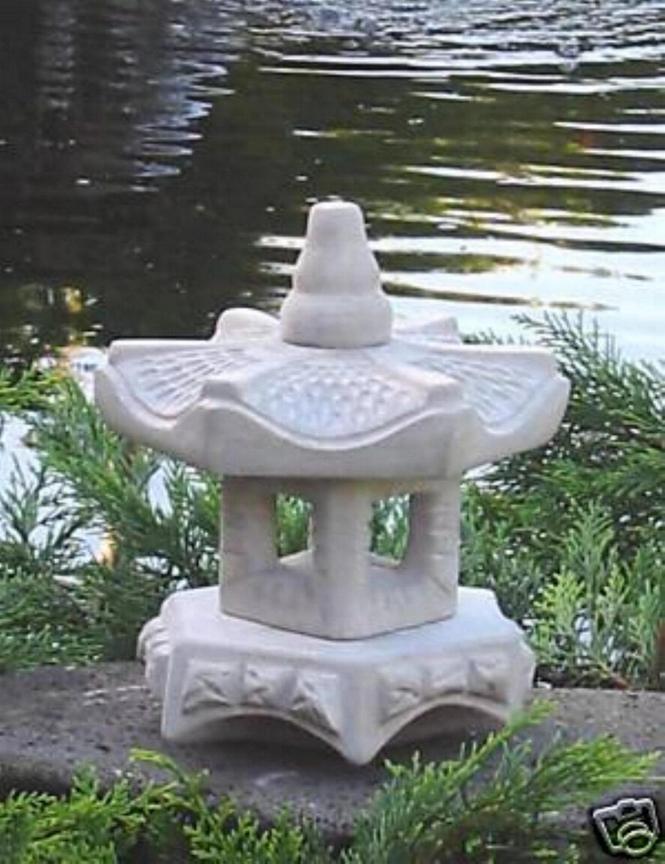 Asiatische Steinlaterne Japanische Steinlaterne Mini Yukimi Pagode Tempel Garten Gartendekoration Gartengestaltung Gartenideen