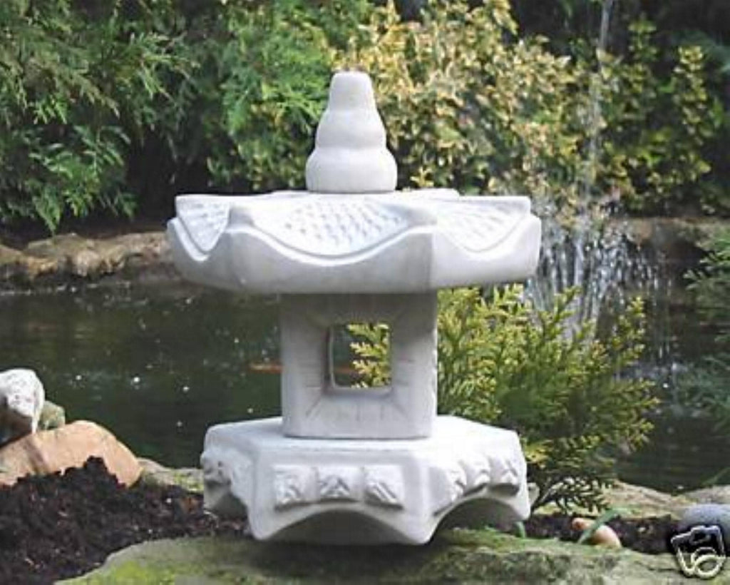 Asiatische Steinlaterne Japanische Steinlaterne Mini Yukimi Pagode Tempel Garten Gartendekoration Gartengestaltung Gartenideen